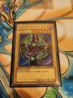 Yugioh Dark Magician FL1-EN002 Secret Rare Limited Edition HP-DMG - Image 1