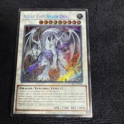 Azure-Eyes Silver Dragon LCKC-EN061 Yu-Gi-Oh YuGiOh Secret Rare NM - Image 1