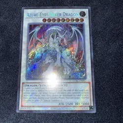 Azure-Eyes Silver Dragon LCKC-EN061 Yu-Gi-Oh YuGiOh Secret Rare NM - Image 3