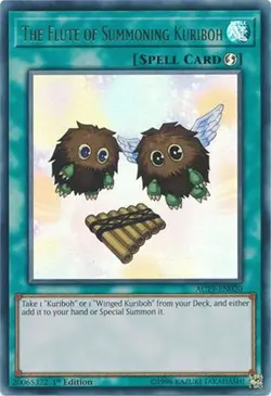Yu-Gi-Oh Card - AC19-EN020 - THE FLUTE OF SUMMONING KURIBOH (ultra rare) - NM/M - Image 1