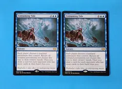 2x Consuming Tide Sorcery Rare Blue Island Crimson Vow Mtg Magic Card 53 - Image 1