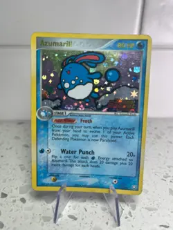Azumarill 1/109 Reverse Holo EX Team Rocket Returns 2004 Card HP - Image 1