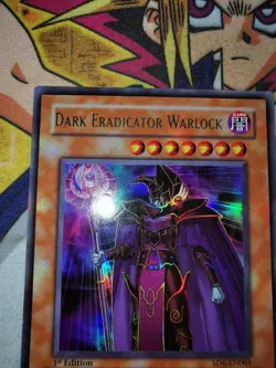 Dark Eradicator Warlock sd6-en001 1st Edition (LP) Ultra Rare Yu-Gi-Oh! - Image 2