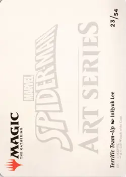 Terrific Team-Up Art Card 23 ASSPM Art Series: Marvel's Spider-Man NM - Image 2