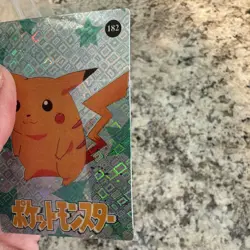 Pokemon TCG Pocket Monsters Japanese Holo 2-Card Lot Pikachu 182 Charmander 188 - Image 3