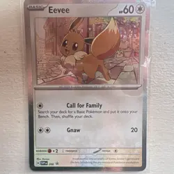 The Pokemon Company Eevee SVP200 SV Promo Cards EN Cosmos Holo Basic 60 HP - Image 1