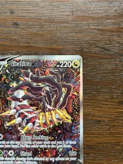 Giratina V - 186/196 - Pokemon Lost Origin Alternate Art Rare Card NM - Image 4