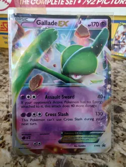Pokemon EX cards LOT of 4 ('14, '15, & '17) including Ampharos, Gallade, etc. - Image 5