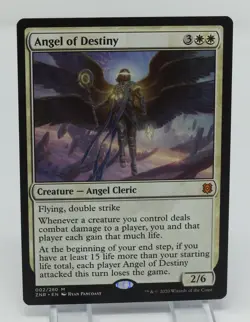 Magic the Gathering Zendikar Rising #002 Angel of Destiny - Image 3