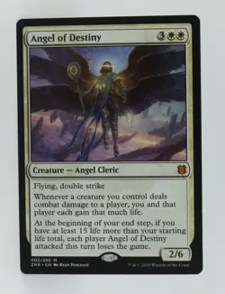 Magic the Gathering Zendikar Rising #002 Angel of Destiny - Image 5