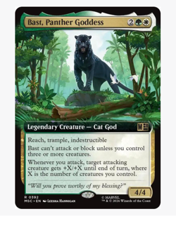 Bast, Panther Goddess - Extended Art Commander: Marvel Super Heroes - Image 1
