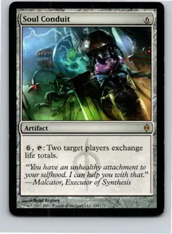 Magic the Gathering Soul Conduit New Phyrexia MTG Free Shipping! - Image 1