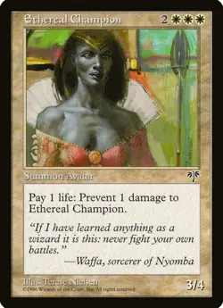 X 1 Ethereal Champion NM-M Mirage MTG Magic The Gathering - Image 1
