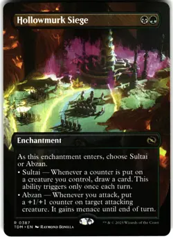 Tarkir: Dragonstorm #387 Hollowmurk Siege (Borderless) - Image 1