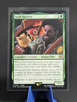 Sazh Katzroy (REGULAR) x1 - MTG Final Fantasy FIN #199 - Image 1