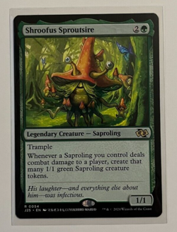 MTG – Foundations Jumpstart – Shroofus Sproutsire (Anime) – Rare 0054 - Image 1