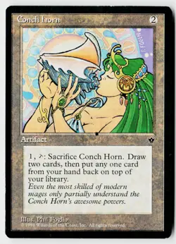 MTG Fallen Empires Conch Horn - Image 1