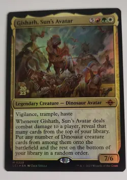 Gishath, Sun's Avatar The Lost Caverns of Ixalan Foil - Image 2