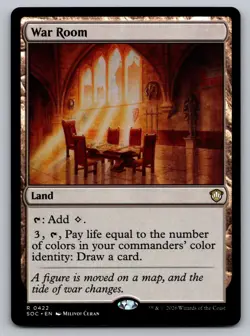 War Room 422 Rare Commander: Secrets of Strixhaven Magic: The Gathering NM - Image 1