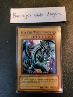 SKE-001 Blue-Eyes White Dragon Yugioh Card - Image 1
