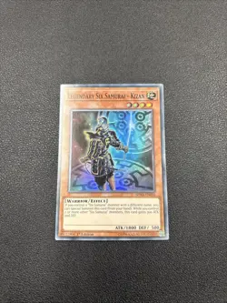 Yugioh Legendary Six Samurai - Kizan SPWA-EN010 Super Rare 1st Ed NM A6 - Image 1