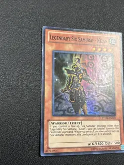 Yugioh Legendary Six Samurai - Kizan STOR-EN020 Super Rare 2 A6 - Image 3