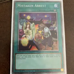 Yugioh Mistaken Arrest BLGG-EN114 Starlight Rare 1st Edition NM - Image 1