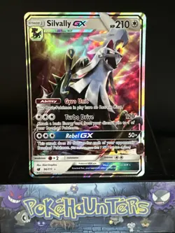 Pokemon Card Silvally GX 90/111 Crimson Invasion Half Art Ultra Rare Near Mint - Image 1