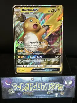 Pokemon Card Raichu GX 29/73 Shining Legends Half Art Rare Near Mint - Image 1