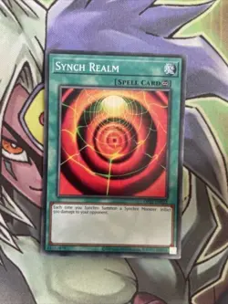 OP22-EN022 Synch Realm Common Unlimited Edition NM Yugioh Card - Image 1