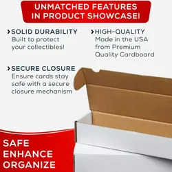 (10) Premium 800 Count Storage Box Trading Card Storage Box Cardboard Perfect . - Image 3