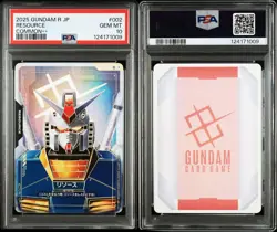PSA 10 Resource Gundam GD01002 2025 Gundam Card Game Japanese - Image 3