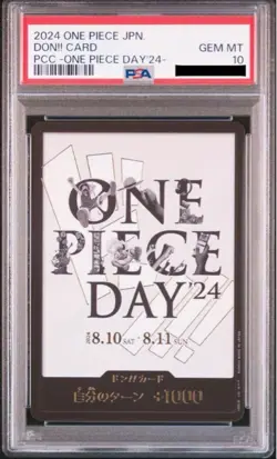 Psa10 one piece day 2024 Don card Japanese GEM MT - Image 1