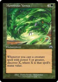 Monstrous Vortex (Retro Frame) - Near Mint MTG Modern Horizons 3 - Image 1
