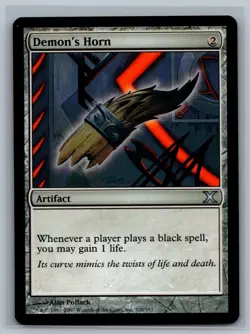 Magic The Gathering 10th Edition Demon's Horn #320/383 MTG TCG CCG Tenth - Image 1