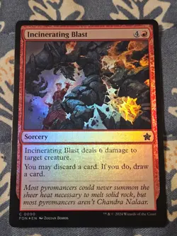 Incinerating Blast FOIL (90/789) Foundations MTG Magic - Image 2