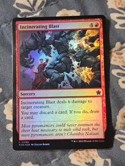 Incinerating Blast FOIL (90/789) Foundations MTG Magic - Image 3