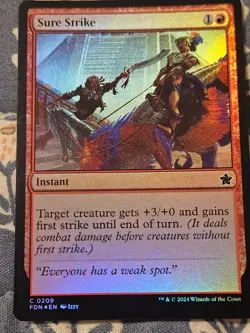 Sure Strike FOIL (209/789) Foundations MTG Magic the Gathering - Image 2