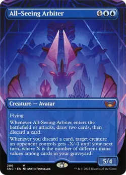 MTG - All-Seeing Arbiter - Borderless - SNC - Magic the Gathering - Image 1