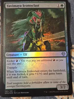 Yavimaya Iconoclast FOIL (190/462) Dominaria United MTG Magic - Image 1