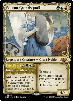 MTG - Beluna, Grandsquall - Showcase - WOE - Magic the Gathering - Image 1
