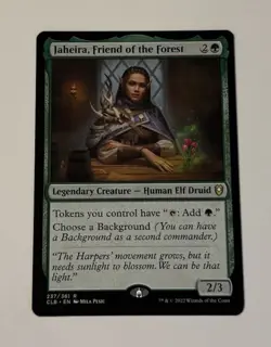 MTG Jaheira, Friend of the Forest Commander Legends: Battle For Baldur’s Gate NM - Image 1