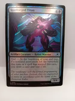 MTG Singles Foil Voidforged Titan Edge Of Eternities U 0125 Magic The Gathering - Image 1