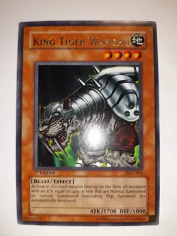 Yugioh - King Tiger Wanghu - PGD-004 - Rare - 1.Edition - Mint - Image 1