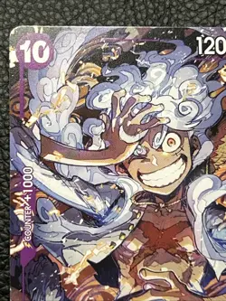 One Piece Monkey.D.Luffy P-041 PURPLE Promo - Image 5