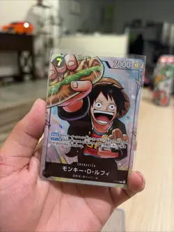 Monkey D. Luffy P 075 Saikyo Jump Promo One Piece Japanese NM - Image 1