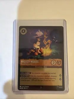 Disney Lorcana Wilds Unknown Mickey Mouse Exped. Leader 26/204 Super Rare Foil - Image 1
