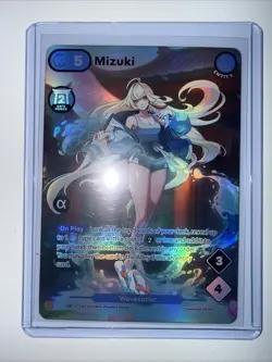 Azuki Trading Card Game Mizuki SR Alpha Card STT02-013 - Image 2