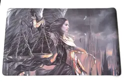 Seraph Of The Scales 14"x23.5" Playmat Mouse Pad CCG Trading Card Board - Image 1