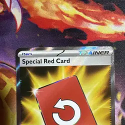 Special Red Card Full Art Trainer 113/086 Chaos Rising Pokemon TCG - Image 2